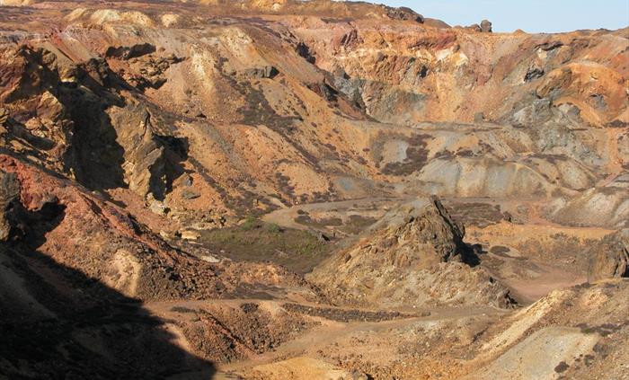Parys Mountain copper mine, once the biggest in the world